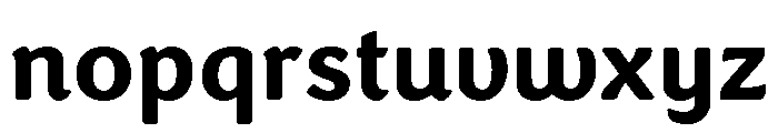 Congenial Bold Font LOWERCASE