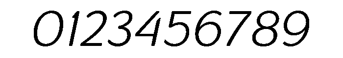 Congenial Extra Light Italic Font OTHER CHARS