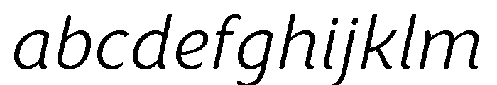 Congenial Extra Light Italic FONT