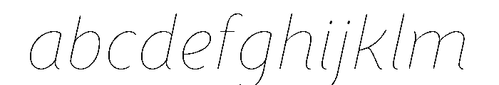 Congenial Hairline Italic FONT