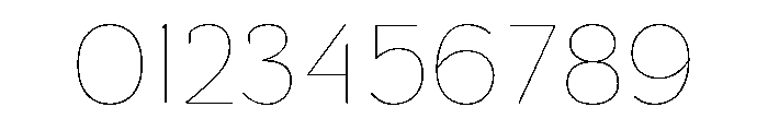 Congenial Hairline Font OTHER CHARS