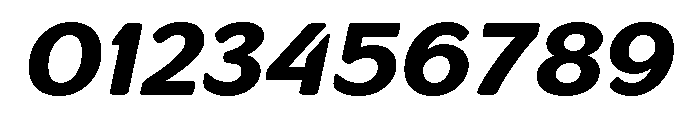 Congenial Heavy Italic Font OTHER CHARS