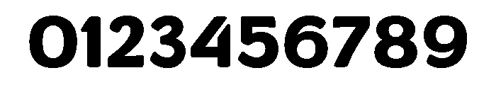 Congenial Heavy Font OTHER CHARS