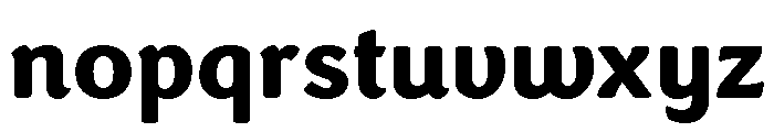 Congenial Heavy Font LOWERCASE