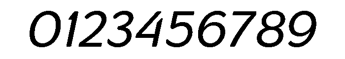 Congenial Light Italic Font OTHER CHARS