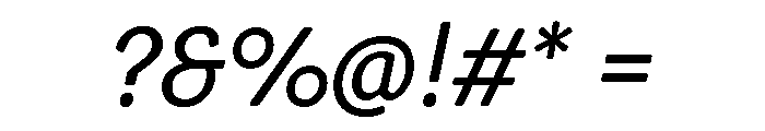 Congenial Light Italic Font OTHER CHARS