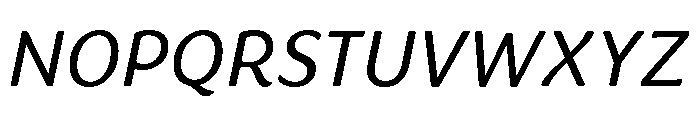 Congenial Light Italic Font UPPERCASE