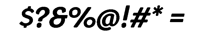 Congenial Medium Italic Font OTHER CHARS