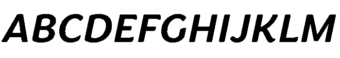 Congenial Medium Italic Font UPPERCASE