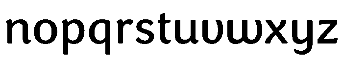Congenial Regular Font LOWERCASE