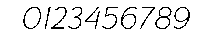 Congenial Thin Italic Font OTHER CHARS