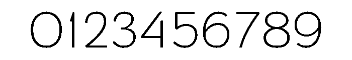 Congenial Thin Font OTHER CHARS