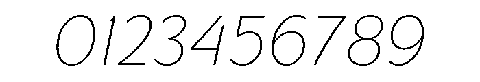 Congenial Ultra Light Italic Font OTHER CHARS