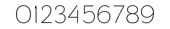 Congenial Ultra Light Font OTHER CHARS