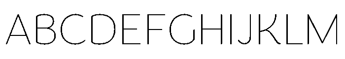 Congenial Ultra Light Font UPPERCASE