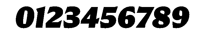 Conglomerate Black Italic Font OTHER CHARS