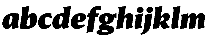 Conglomerate Black Italic FONT