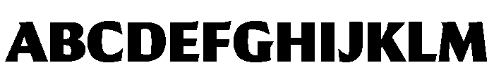 Conglomerate Black Font UPPERCASE
