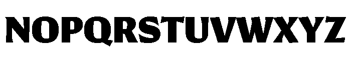 Conglomerate Black Font UPPERCASE