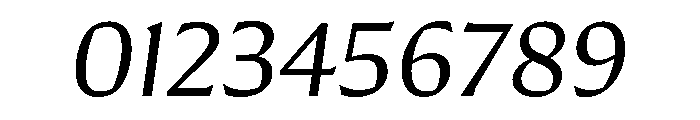 Conglomerate Book Italic Font OTHER CHARS