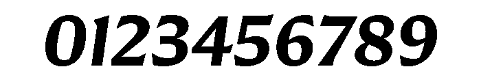 Conglomerate Demi Bold Italic Font OTHER CHARS