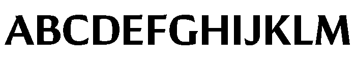 Conglomerate Demi Bold Font UPPERCASE