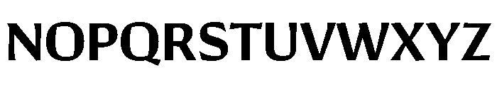 Conglomerate Demi Bold Font UPPERCASE
