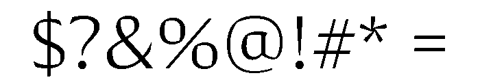 Conglomerate Light Font OTHER CHARS
