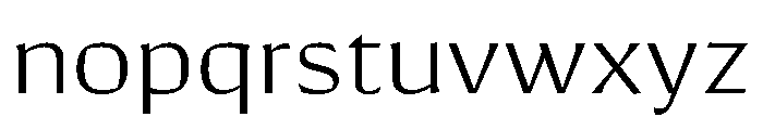 Conglomerate Light Font LOWERCASE