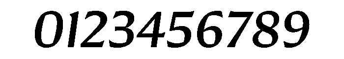Conglomerate Medium Italic Font OTHER CHARS