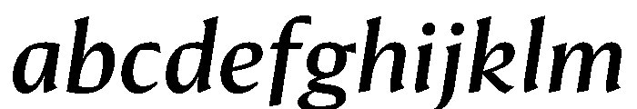 Conglomerate Medium Italic FONT