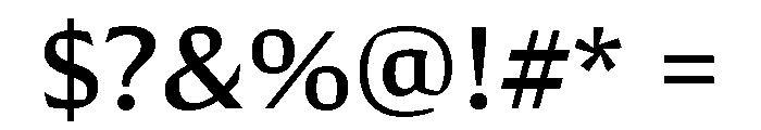 Conglomerate Medium Font OTHER CHARS