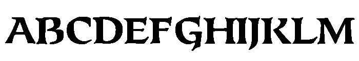 Connemara Old Style Bold Font UPPERCASE