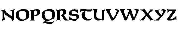 Connemara Old Style Bold Font UPPERCASE