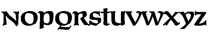 Connemara Old Style Bold Font LOWERCASE