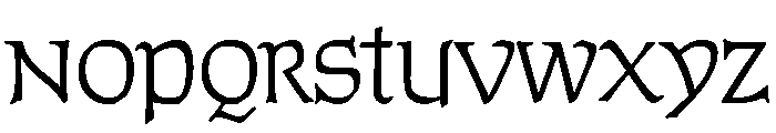 Connemara Old Style Light Font LOWERCASE