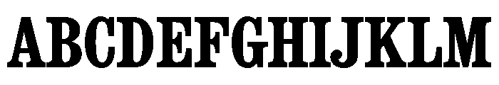 Consort Condensed Bold Font UPPERCASE