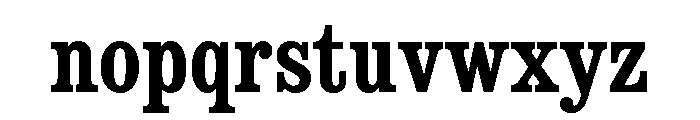 Consort Condensed Bold Font LOWERCASE