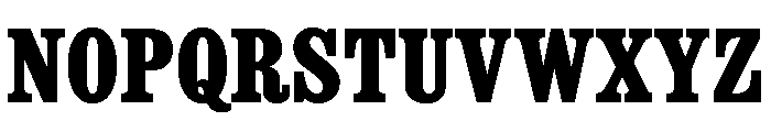 Consort Condensed Extra Bold Font UPPERCASE