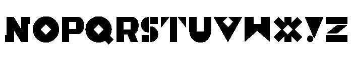 Constructivist Regular Font LOWERCASE