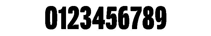 Contempora Sans Bold Condensed Font OTHER CHARS