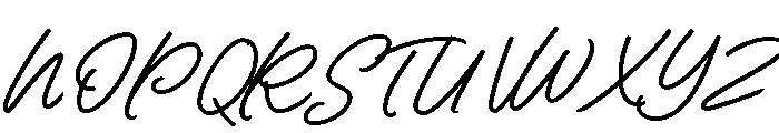 Contempora Script Bold Font UPPERCASE