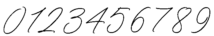 Contempora Script Regular Font OTHER CHARS