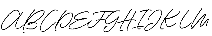Contempora Script Regular Font UPPERCASE