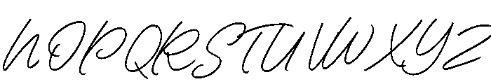 Contempora Script Regular Font UPPERCASE