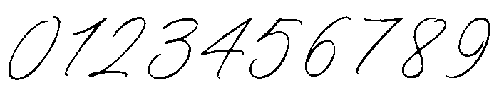 Contempora Script Rough One Font OTHER CHARS