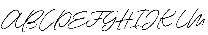 Contempora Script Rough One Font UPPERCASE