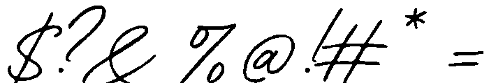 Contempora Script Rough Two Font OTHER CHARS
