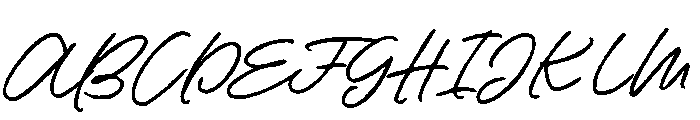Contempora Script Rough Two Font UPPERCASE