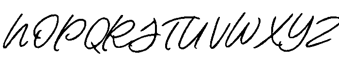 Contempora Script Rough Two Font UPPERCASE